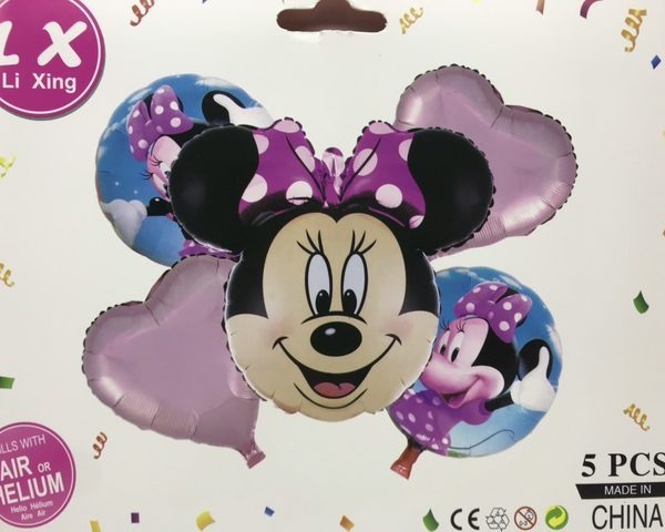 Globo Minnie palito en categoría globos de personajes para decoración