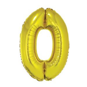 Número 0 Dorado 32" (suelto)