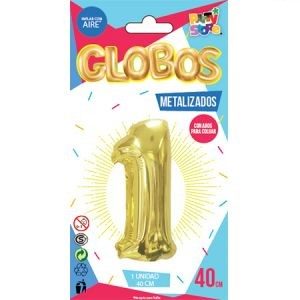 Número 1 Dorado 14" Party  GMCD1