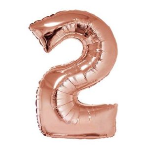 Número 2 Rosa Gold 32" (suelto)