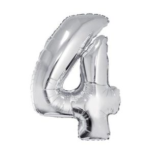 Número 4 Plata 32" (suelto)