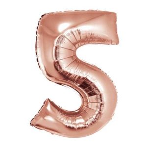 Número 5 Rosa Gold 32" (suelto)