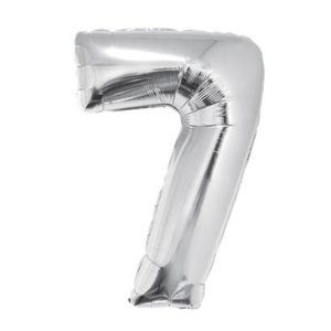 Número 7 Plata 32" (suelto)