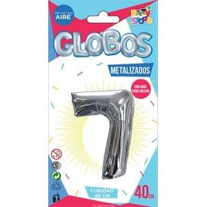 Número 7 Plata 14" Party  GMCP7