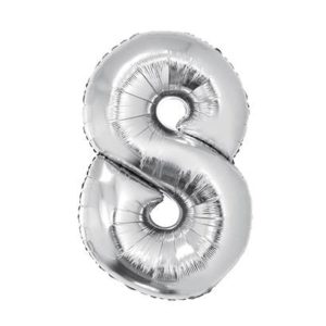 Número 8 Plata 32" (suelto)