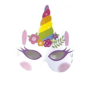 Antifaz de papel Unicornio Sweet x 6 AI014