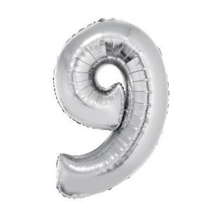 Número 9 Plata 32" (suelto)