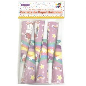 Corneta de Papel Unicornio BOC16
