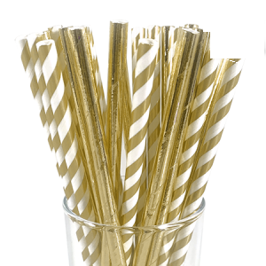 Sorbete Dorado Metalizado x 24 DSPP054