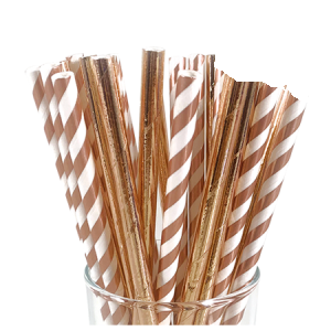 Sorbete Rosa Metalizado x 24 DSPP088