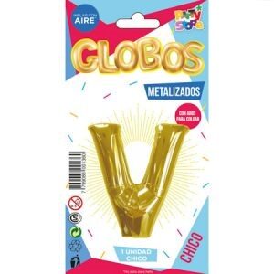 Letra V Dorada de 14" GMCDV