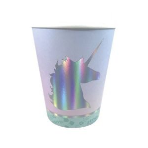 Vaso Unicornio Iridiscente x 6un DVA001