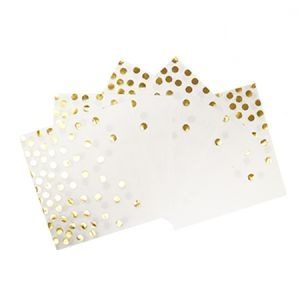 Servilletas Lunares Dorados x 12 DSE053