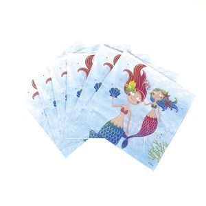 Servilletas Sirenita x 20u DSE015