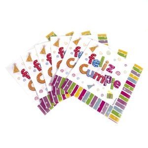 Servilletas Feliz Cumple x 20u DSE018