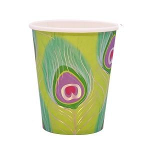 Vaso Pavo Real x 6un DVA032