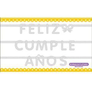 Banner Feliz Cumpleaños Plateado 160cm BAPL01