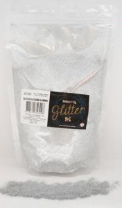 Glitter Plateado Aluminio x 1kg GL1-003
