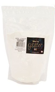 Glitter Blanco Azucar Iridiscente x 1kg GL1-510