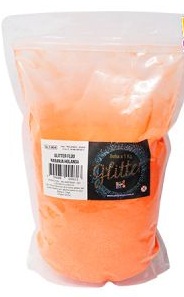 Glitter Naranja Holanda Flúo x 1kg GL1-904