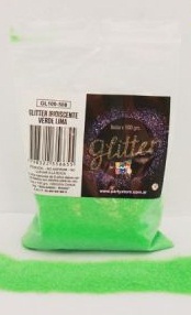 Glitter Verde Lima Iridiscente x 100gr GL100-508
