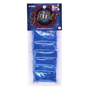 Glitter Azul Electrico pack x 6u GLP-010