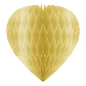 Decoración Corazón Dorado GUDO01