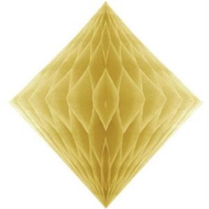 Decoración Diamante Dorado 20cm GUDO03