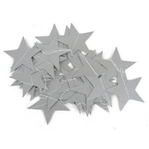 Guirnalda Estrella plata 150cm GUPL10