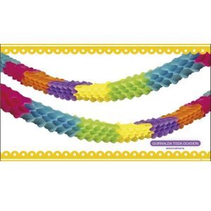 Guirnalda Panal Multicolor 200cm GUT02