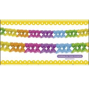 Guirnalda Moño Multicolor 360cm GUT04