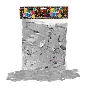 Bolsa Papel Rectangular Metalizado 500gr Plateado 500REPL