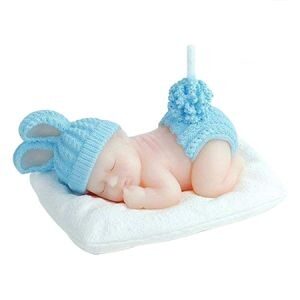Vela Deco / Souvenir Bebe Celeste VC04