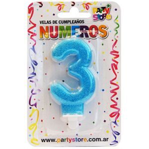 Vela 3 Celeste Brillo VNGCE3