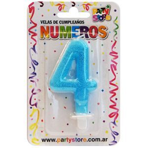 Vela 4 Celeste Brillo VNGCE4