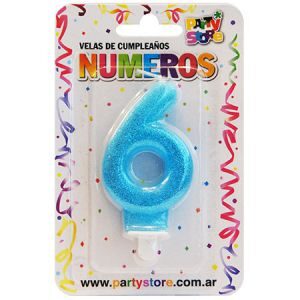 Vela 6 Celeste Brillo VNGCE6