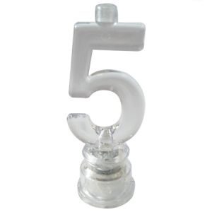 Vela Nº5 LED c/cuatro velas VNL5