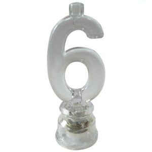 Vela Nº6 LED c/cuatro velas VNL6