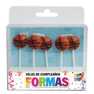 Velas Pelota de Basquet x 5un  VS02