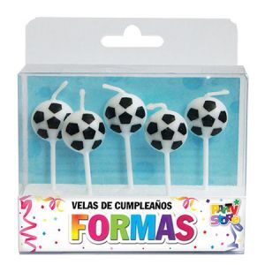 Velas Pelota de Futbol x 5un  VS03