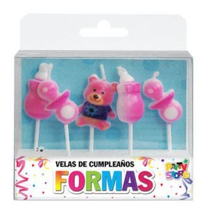 Velas Primer año Nena x 5un  VS07