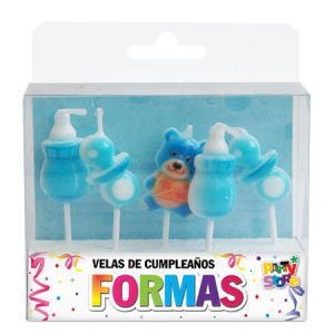 Velas Primer año varon x 5un  VS08