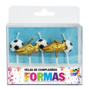 Velas Futbol x 5un  VS12