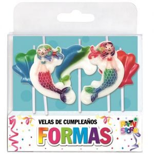 Velas Sirenita x 5un  VS15
