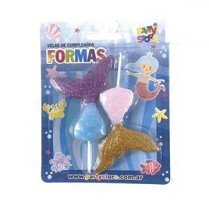Velas Cola de Sirena x 2un  VS28