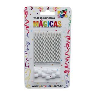 Velas Magicas Blancas x 10un VMBL