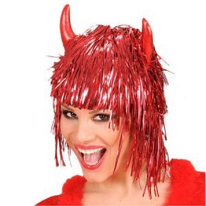 Peluca Metalizada Diablita AC115