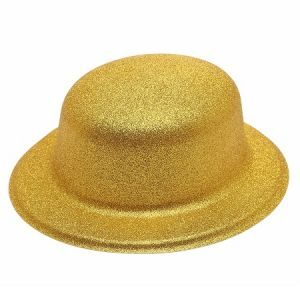 Gorro Bombin Glitter Dorado GO089DO