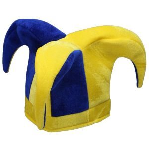 Gorro Arlequin Azul y Amarillo GO100