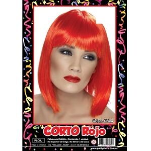 Peluca Corta Roja PLCRJ